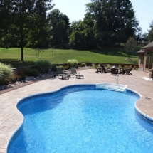 Award Winner - Concrete Decorative Pool Deck in Erie, PA