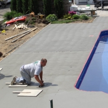 Concrete Pool Deck in Erie, PA