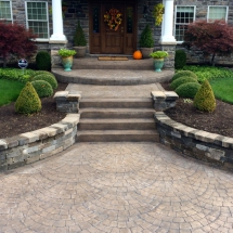 Award Winner - Concrete Decorative Stamped Patio and Steps in Erie, PA