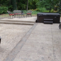 Concrete Decorative Stamped Patio in Fairview, PA